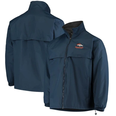 Dunbrooke Navy Denver Broncos Triumph Fleece Full-zip Jacket