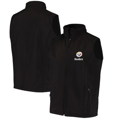 Dunbrooke Black Pittsburgh Steelers Circle Archer Softshell Full-zip Vest