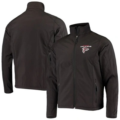Dunbrooke Men's  Black Atlanta Falcons Sonoma Softshell Full-zip Jacket