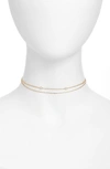Jules Smith Crimson Chain Choker Necklace, 12 In Gold