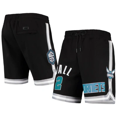 Pro Standard Lamelo Ball Black Charlotte Hornets Team Player Shorts