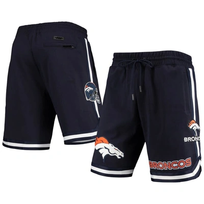 Pro Standard Navy Denver Broncos Core Shorts