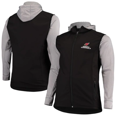 Dunbrooke Black/gray Arizona Cardinals Big & Tall Alpha Full-zip Hoodie Jacket