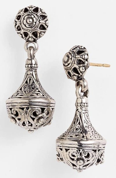Konstantino Carved Sterling Silver Drop Earrings In Silverf