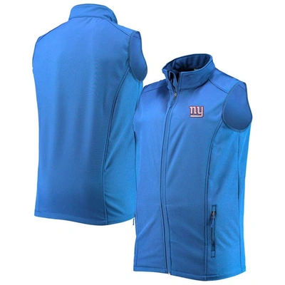 Dunbrooke Royal New York Giants Big & Tall Archer Softshell Full-zip Vest