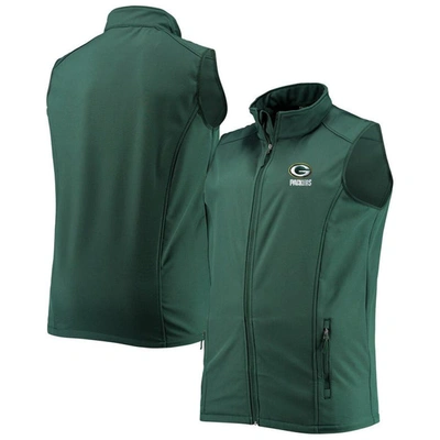Dunbrooke Green Green Bay Packers Big & Tall Archer Softshell Full-zip Vest