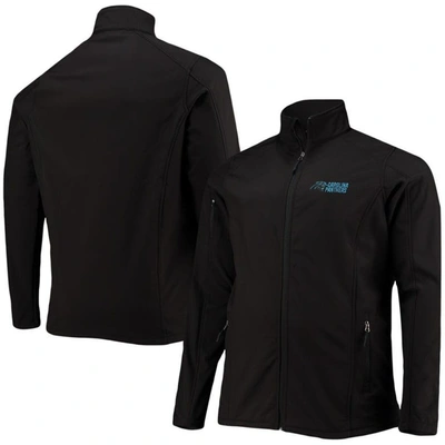 Dunbrooke Black Carolina Panthers Big & Tall Sonoma Softshell Full-zip Jacket