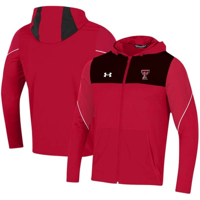 Under Armour Red Texas Tech Red Raiders 2021 Sideline Warm-up Full-zip Hoodie