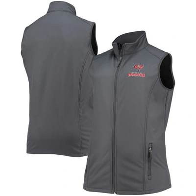 Dunbrooke Charcoal Tampa Bay Buccaneers Big & Tall Archer Softshell Full-zip Vest