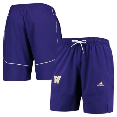 Adidas Originals Adidas Purple Washington Huskies Swingman Basketball Aeroready Shorts