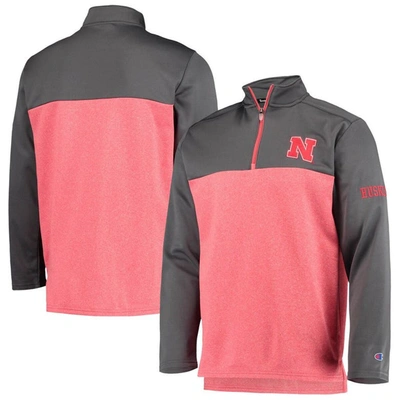 Champion Scarlet Nebraska Huskers Gameday Quarter-zip Jacket