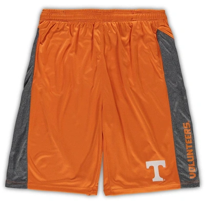 Profile Men's Tennessee Orange Tennessee Volunteers Big And Tall Textured Shorts