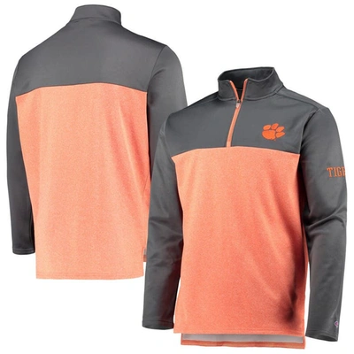 Champion Orange Clemson Tigers Gameday Quarter-zip Jacket