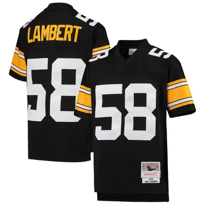 Mitchell & Ness Kids' Youth  Jack Lambert Black Pittsburgh Steelers 1976 Legacy Retired Player Jersey