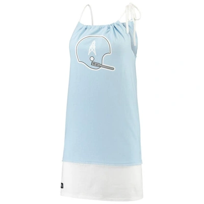 Refried Apparel Light Blue Houston Oilers Sustainable Vintage Tank Dress