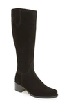La Canadienne Women's Polly Waterproof Block-heel Boots In Black Suede