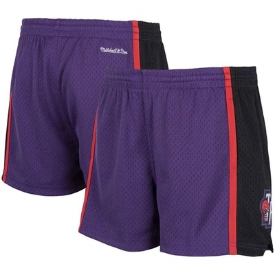 Mitchell & Ness Women's  Purple Toronto Raptors Jump Shot Shorts