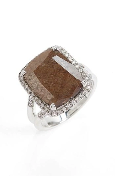 John Hardy Classic Chain Gemstone Ring In Silver/ Golden