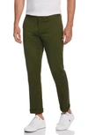Original Penguin Slim Fit Stretch Chino Pants In Rifle Green