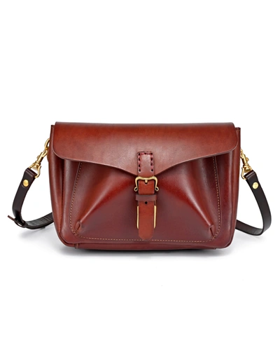 Old Trend Women's Genuine Leather Isla Crossbody Bag In Brown