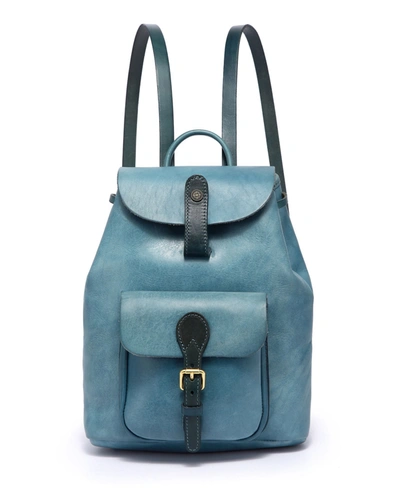 Old Trend Women's Genuine Leather Isla Backpack In Turquoise