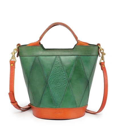 Old Trend Women's Genuine Leather Primrose Mini Tote Bag In Green