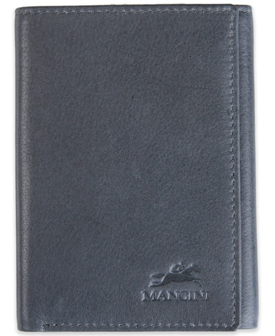Mancini Men's Bellagio Collection Trifold Wallet In Gray