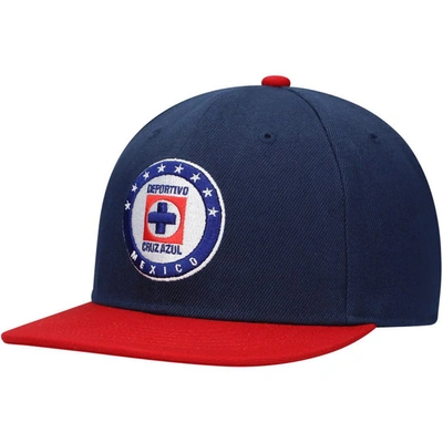 Fan Ink Fi Collection Navy/red Cruz Azul Team Snapback Adjustable Hat
