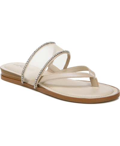 Lifestride Radiant Glow Sandal In Taupe Fabric