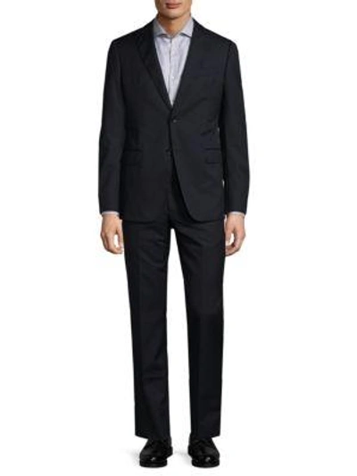 Armani Collezioni Timeless Regular Fit Suit In Navy