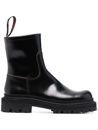 Camperlab Eki Leather Boot In Black