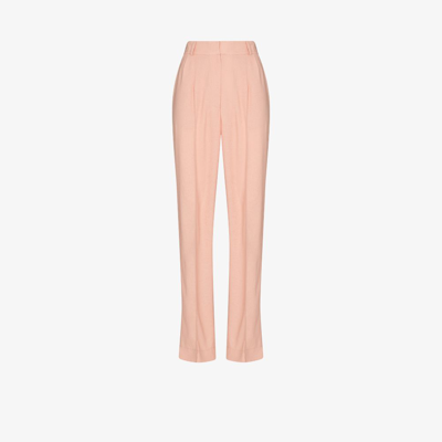 Materiel Tailored Wide Leg Trousers In Nude