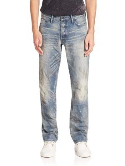 Prps Barracuda Straight Leg Jeans In Blue