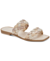 Dolce Vita Indy Braided Flat Sandals Women's Shoes In Ivory Multi Stella