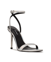 Nine West Women's Reina Ankle Strap Dress Sandals Women's Shoes In Iridescent Silver