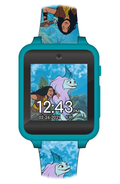 Accutime Kids Disney Raya Interactive Smartwatch In Multi