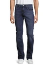 Hudson Lightly Distressed Straight Leg Jeans In Gates