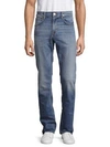 Hudson Lightly Distressed Straight Leg Jeans In Unlimited