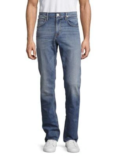 Hudson Lightly Distressed Straight Leg Jeans In Unlimited
