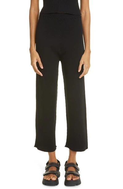 Cfcl Black Cupro Rib Lounge Pants | ModeSens