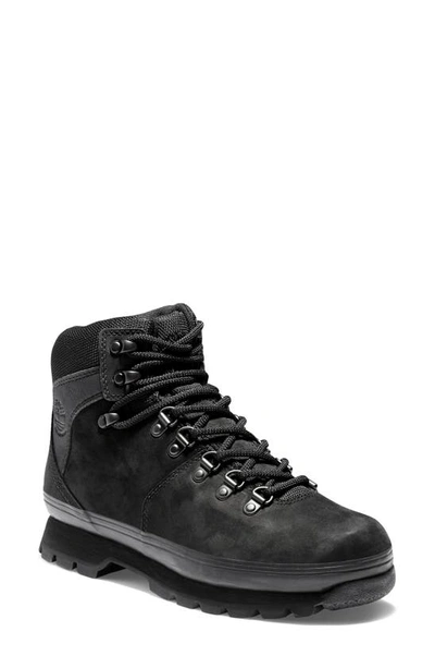 Timberland Euro Waterproof Hiker Boot In Black Nubuck