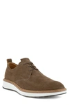 Ecco St.1 Hybrid Perforated Plain Toe Derby In Birch