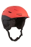 Smith Level Mips Snow Helmet In Matte Lava / Black