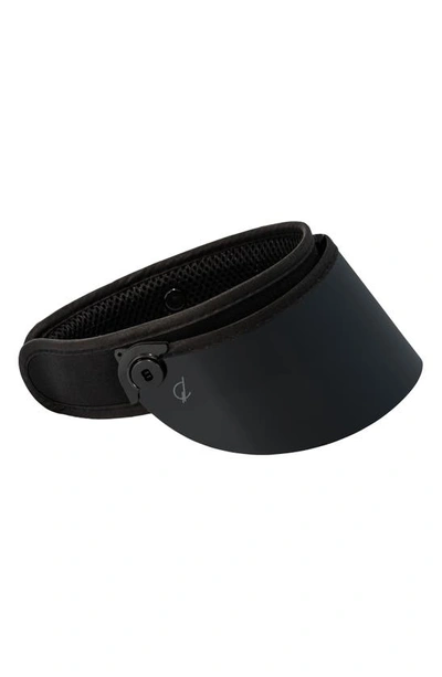 Bluestone Sunshields Shorty Lux Visor In Black/ Midnight Black