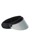 Bluestone Sunshields Shorty Lux Visor In Black/ Chrome