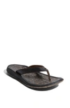 Olukai 'paniolo' Thong Sandal In Black