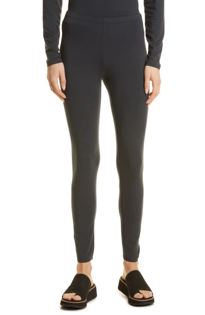 Eileen Fisher Ankle Leggings In Graphite