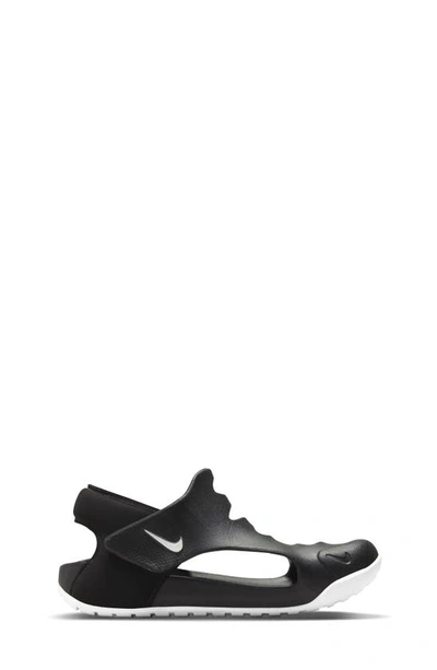 Nike Kids' Sunray Protect 3 Sandal In Black/ White