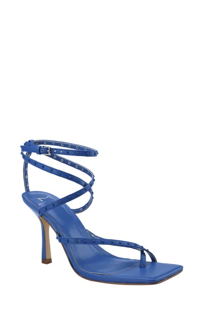 Marc Fisher Ltd Dallin Ankle Strap Sandal In Medium Blue