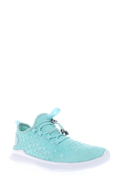 Propét Travelbound Stretch Sneaker In Icy Mint
